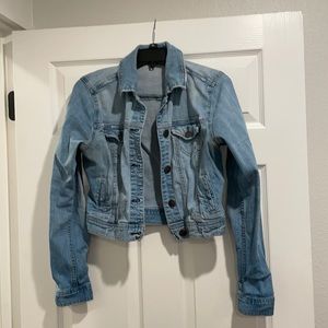 Very used blue Jean jacket